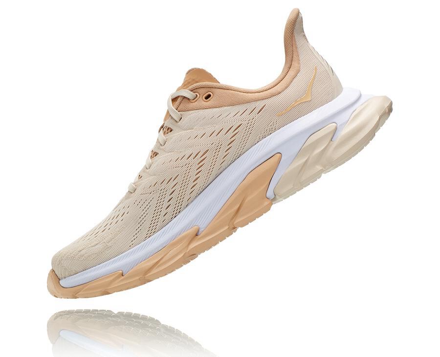 Hoka One One Tenisky Panske Béžové - Clifton Edge - 82761-KAVR